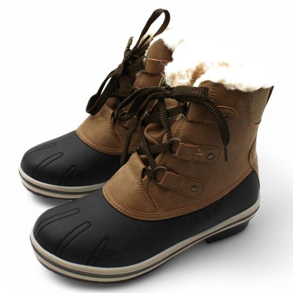 Pawz Women's Shoes Ginnie Almond Toe Ankle Cold Weather Boots - Picture 4 of 8